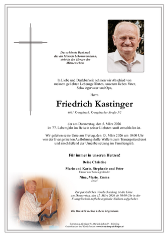 Parte Friedrich Kastinger