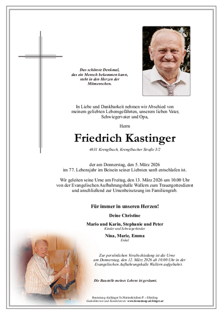 Parte Friedrich Kastinger